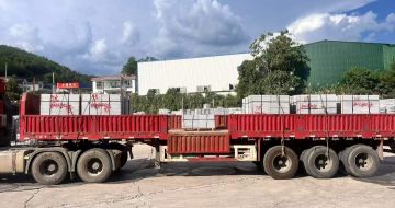 昆明 芝麻灰花岗岩地铺石出货日常