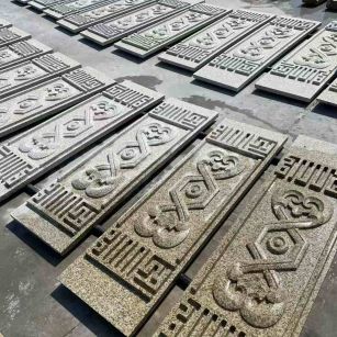 昆明 黄金麻花岗岩外墙雕刻板