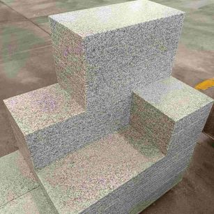 昆明 白麻花岗岩荔枝面地铺石