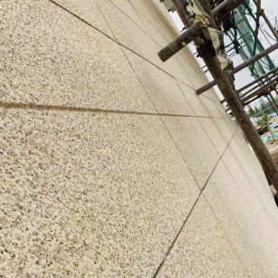 昆明 黄金麻花岗岩荔枝面外墙干挂石材效果示例