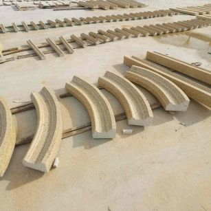 昆明 黄金麻花岗岩别墅线条