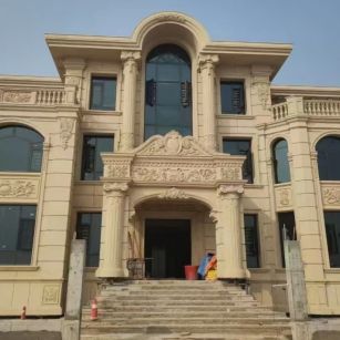 昆明 黄金麻花岗岩别墅外墙干挂