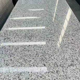 昆明 白麻花岗岩光面毛板