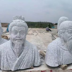 昆明 白麻花岗岩石材人物立体雕刻