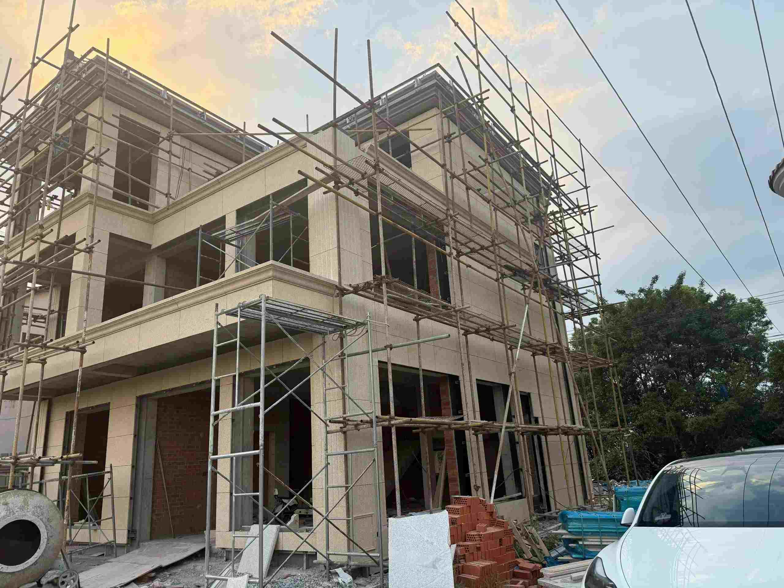 昆明 黄金麻荔枝面花岗岩外墙干挂