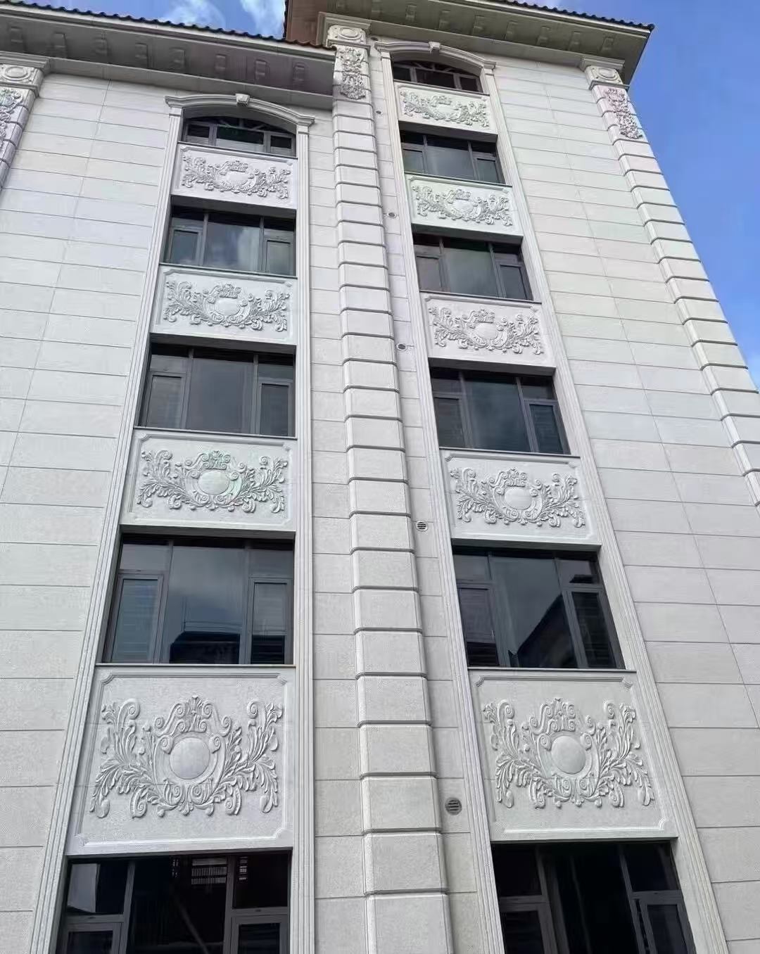 昆明 白麻荔枝面花岗岩别墅外墙干挂